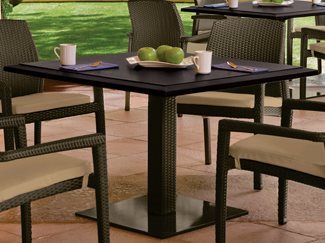 Capterra Casual Atlantic Navy Outdoor Small Rectangular Table